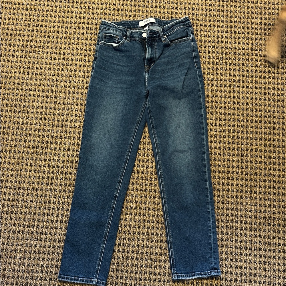 Dark Blue Straight Leg Women's Jeans